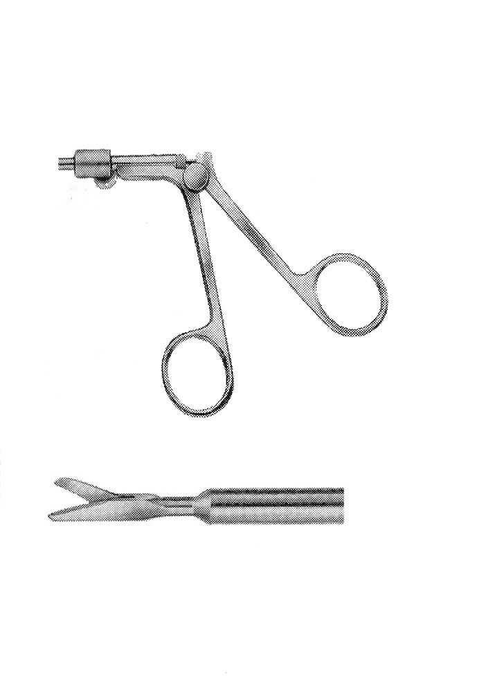 İZOLESİZ MAKAS P MODEL SAPLI  ÇAP : 5MM L:43CM